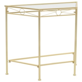 Mesa auxiliar de estilo vintage metal 87x34x73 cm
