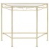 Mesa auxiliar de estilo vintage metal 87x34x73 cm