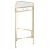 Mesa auxiliar de estilo vintage metal 87x34x73 cm