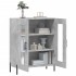 Aparador de madera de ingeniería gris hormigón 69,5x34x90
