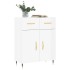 Aparador de madera contrachapada blanco brillante 69,5x34x90