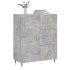 Aparador de madera de ingeniería gris hormigón 69,5x34x90