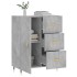 Aparador de madera de ingeniería gris hormigón 69,5x34x90