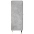 Aparador de madera de ingeniería gris hormigón 69,5x34x90