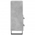 Aparador de madera contrachapada gris hormigón 34,5x34x90