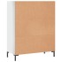 Estantería madera de ingeniería blanco brillo 69,5x32,5x90