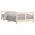 Estructura de cama para niños madera maciza de pino 80x160