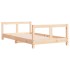 Estructura de cama para niños madera maciza de pino 80x160