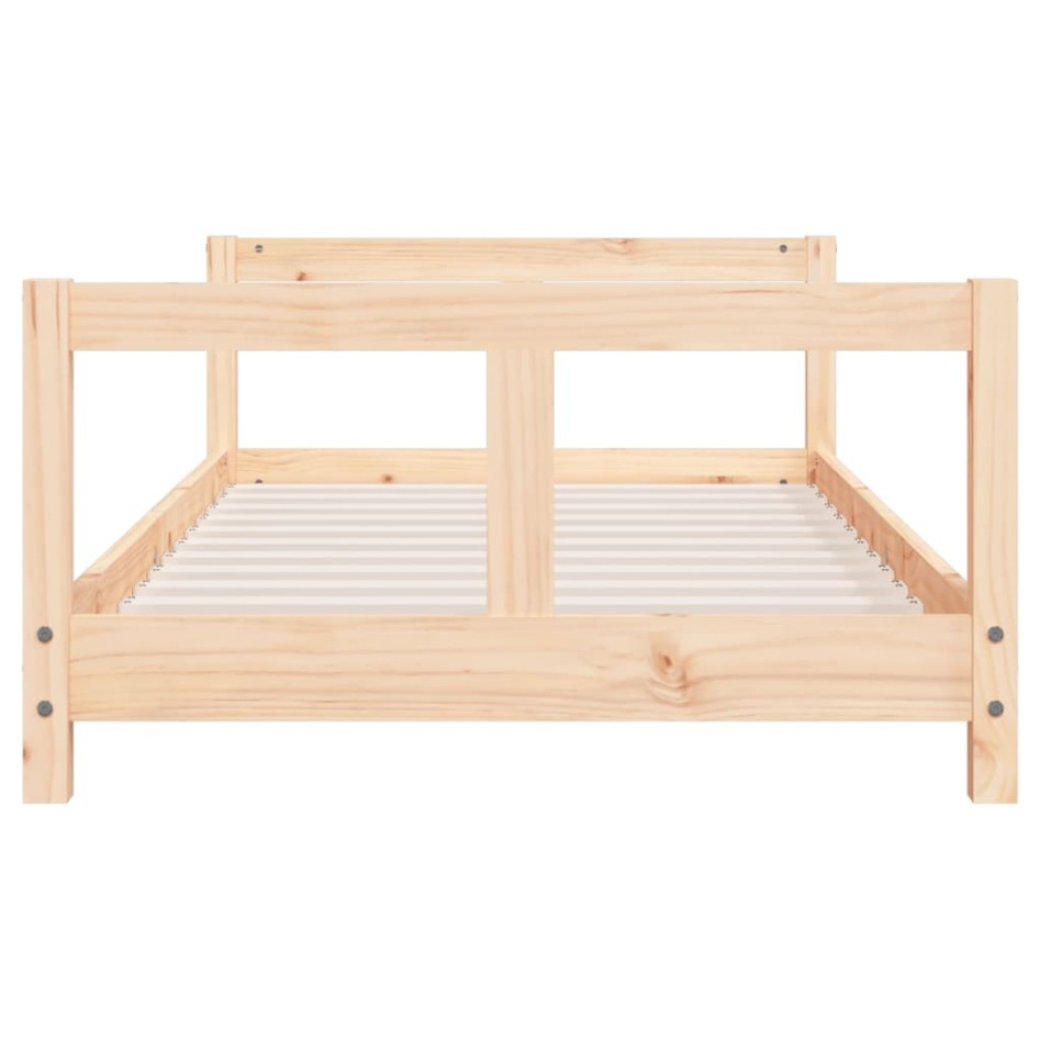 Estructura de cama para niños madera maciza de pino 80x160