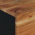 Mesa de centro madera maciza acacia y contrachapada 80x50x40