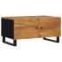 Mesa de centro madera maciza acacia y contrachapada 80x50x40