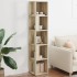 Mueble de esquina madera ingeniería roble Sonoma 33x33x164,5