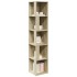 Mueble de esquina madera ingeniería roble Sonoma 33x33x164,5