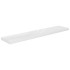 Estante flotante pared 4 uds MDF blanco brillo 120x23,5x3,8