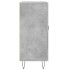 Aparador de madera de ingeniería gris hormigón 90x34x80