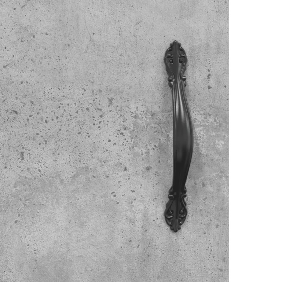 Aparador de madera de ingeniería gris hormigón 90x34x80