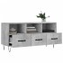 Mueble de TV madera de ingeniería gris hormigón 102x36x50