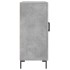 Aparador de madera de ingeniería gris hormigón 90x34x80