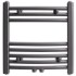 Radiador toallero de baño curvo gris 480x480