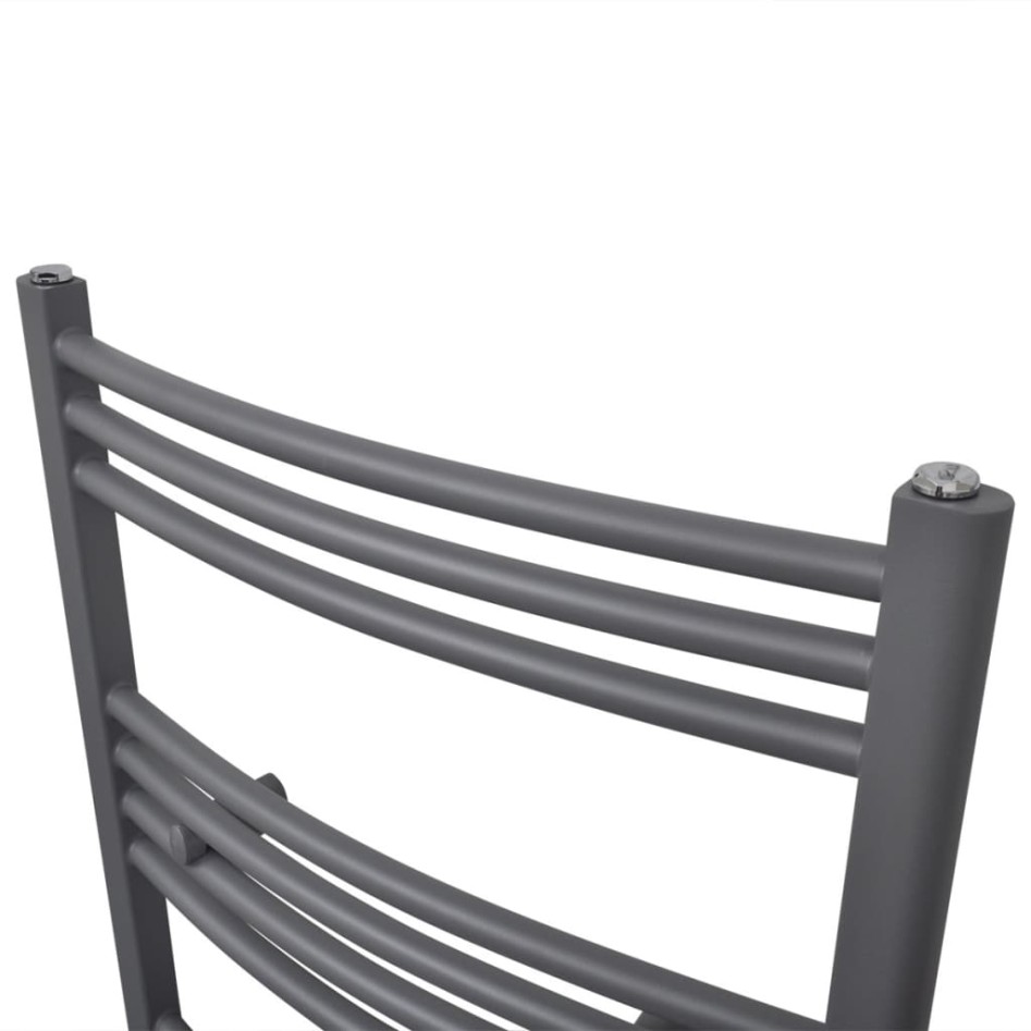 Radiador toallero de baño curvo gris 480x480