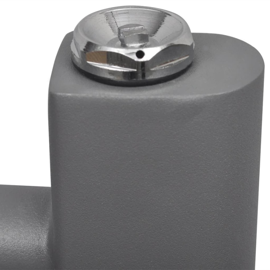 Radiador toallero de baño curvo gris 480x480