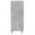Aparador de madera contrachapada gris hormigón 34,5x34x90
