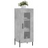 Aparador de madera contrachapada gris hormigón 34,5x34x90