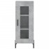 Aparador de madera contrachapada gris hormigón 34,5x34x90