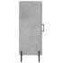 Aparador de madera contrachapada gris hormigón 34,5x34x90
