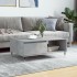 Mesa de centro madera de ingeniería gris hormigón 90x60x35