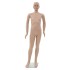 Maniquí de cuerpo entero de niño con base vidrio beige 140