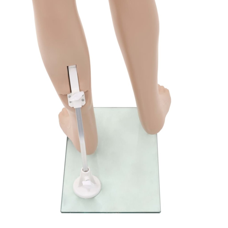 Maniquí de cuerpo entero de niño con base vidrio beige 140