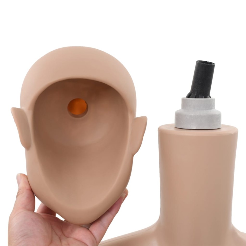 Maniquí de cuerpo entero de niño con base vidrio beige 140