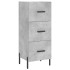Aparador de madera contrachapada gris hormigón 34,5x34x90