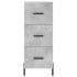 Aparador de madera contrachapada gris hormigón 34,5x34x90