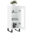 Aparador de madera contrachapada blanco brillante 34,5x34x90