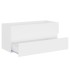 Armario para lavabo madera contrachapada blanco 100x38,5x45