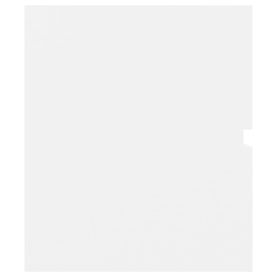 Armario para lavabo madera contrachapada blanco 100x38,5x45