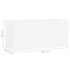 Armario para lavabo madera contrachapada blanco 100x38,5x45