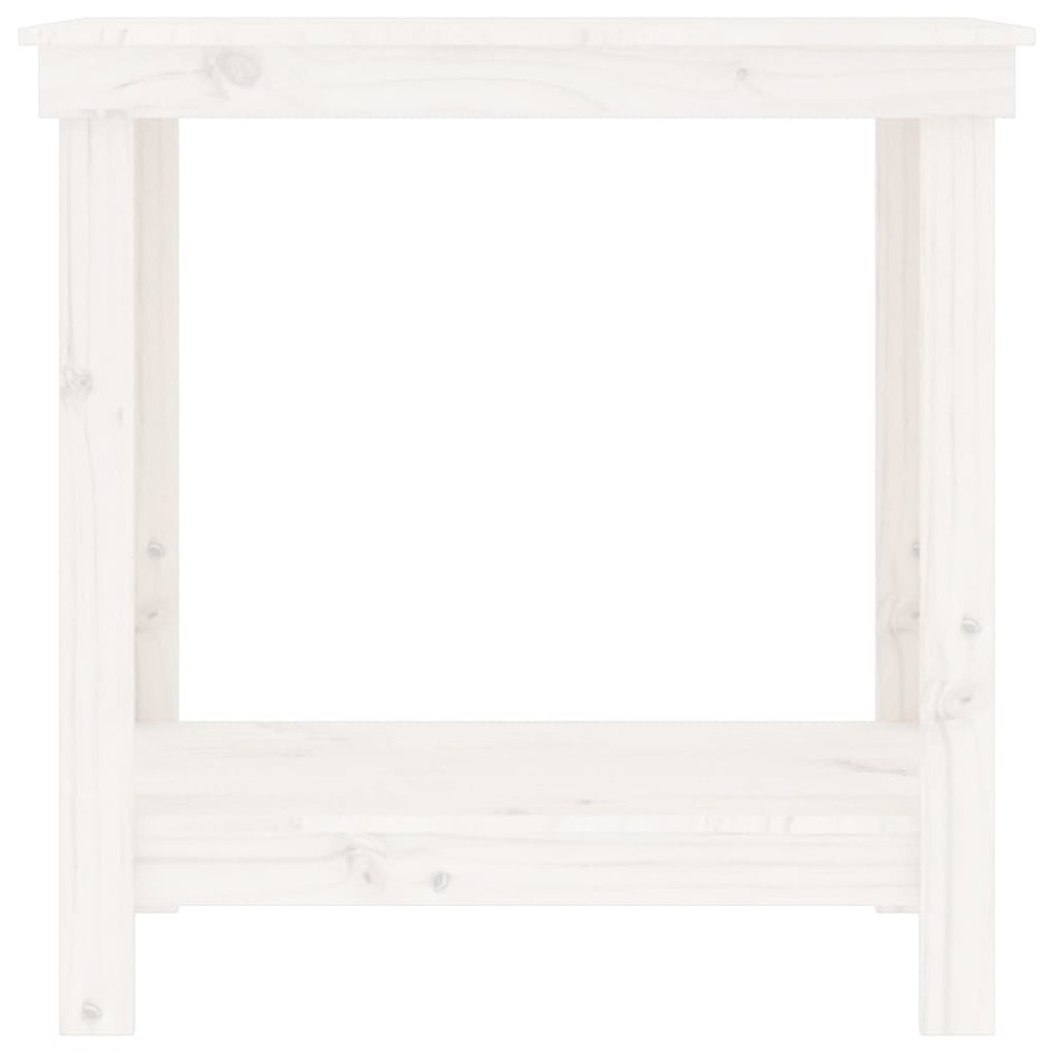 Banco de trabajo de madera maciza de pino blanco 80x50x80