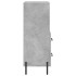 Aparador de madera contrachapada gris hormigón 34,5x34x90
