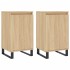 Aparadores 2 uds madera de ingeniería roble Sonoma 40x35x70