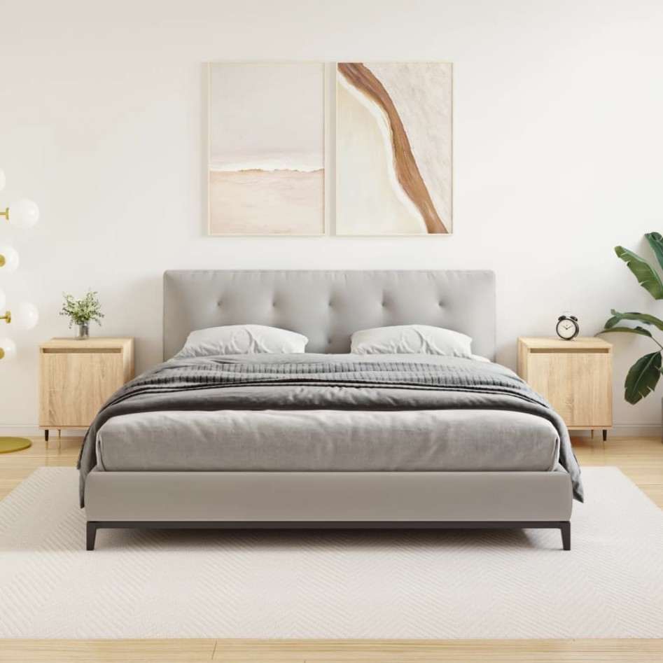 Mesitas noche 2 uds madera ingeniería roble Sonoma 40x30x50