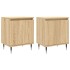 Mesitas noche 2 uds madera ingeniería roble Sonoma 40x30x50