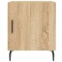 Mesitas noche 2 uds madera ingeniería roble Sonoma 40x40x50