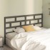Cabecero de cama madera maciza de pino gris 206x4x100