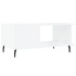 Mesa de centro madera contrachapada blanco brillo 90x50x40