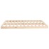 Estructura de cama sin colchón madera maciza de pino 140x190
