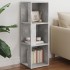 Mueble de esquina madera ingeniería gris hormigón 33x33x100