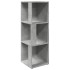 Mueble de esquina madera ingeniería gris hormigón 33x33x100